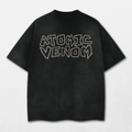 Atomic Venom Icon Acid Washed Distressed T-Shirt