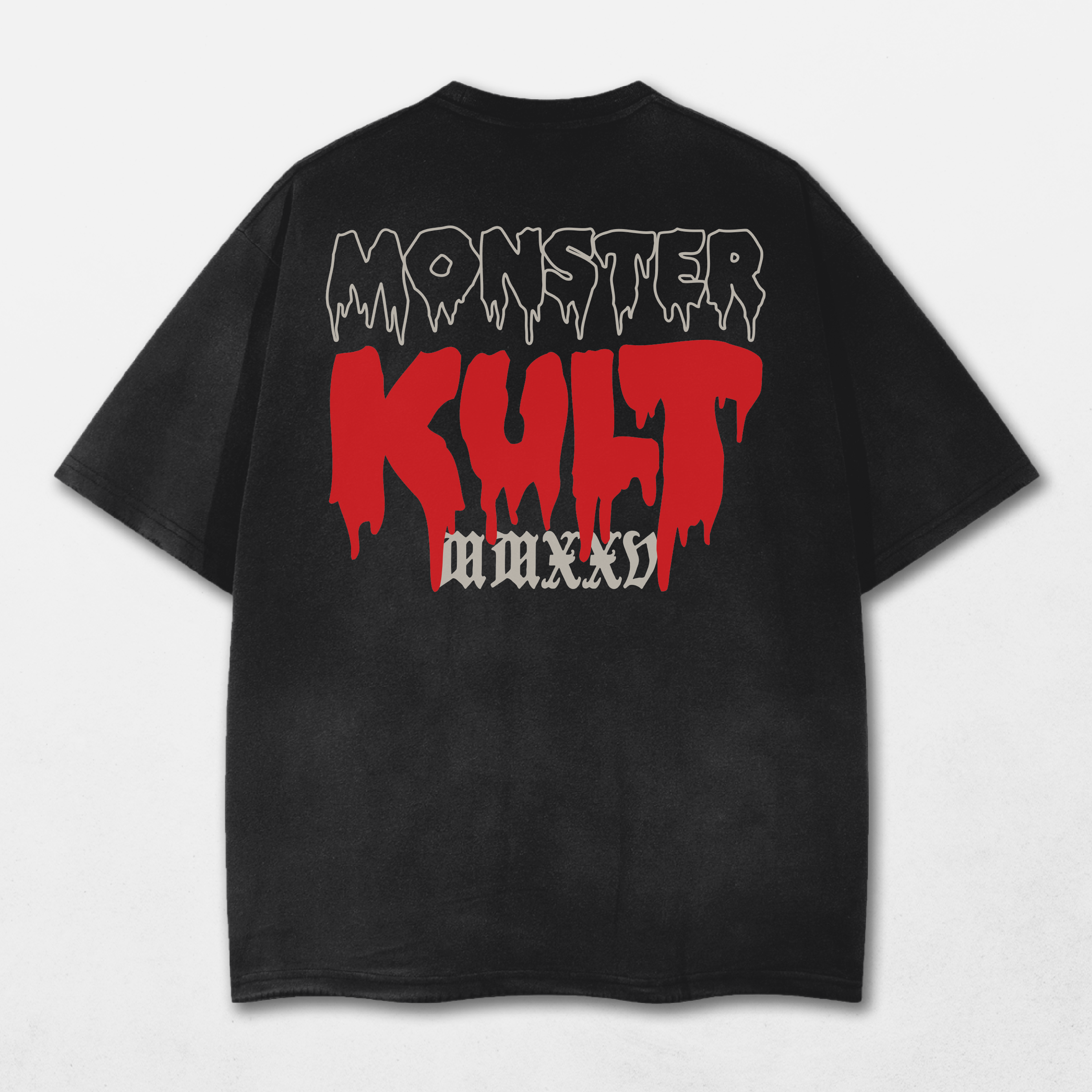 Blood Thirst Acid Washed Distressed T-Shirt