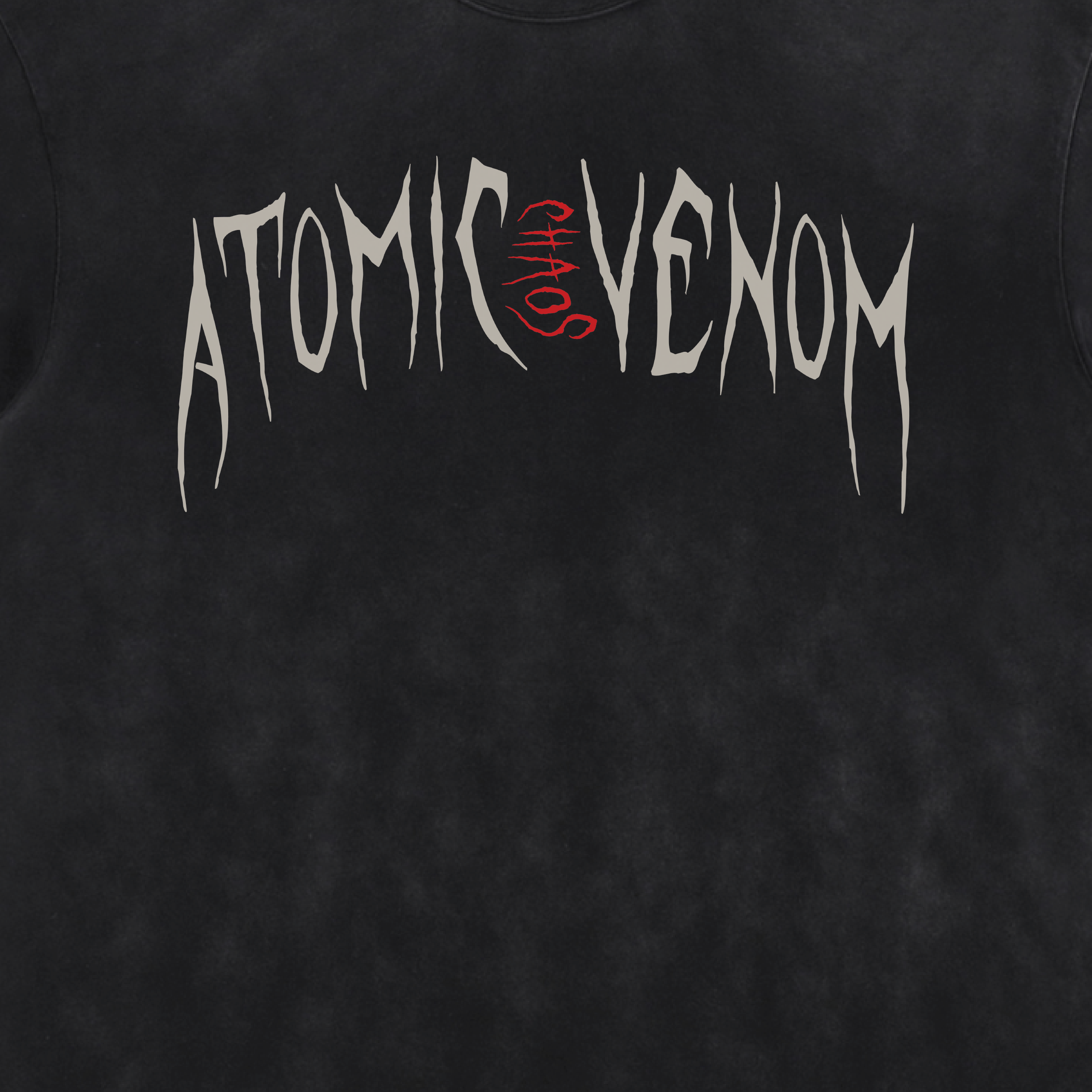 Chaos Acid Washed Distressed T-Shirt