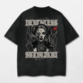 Deathless Acid Washed Distressed T-Shirt
