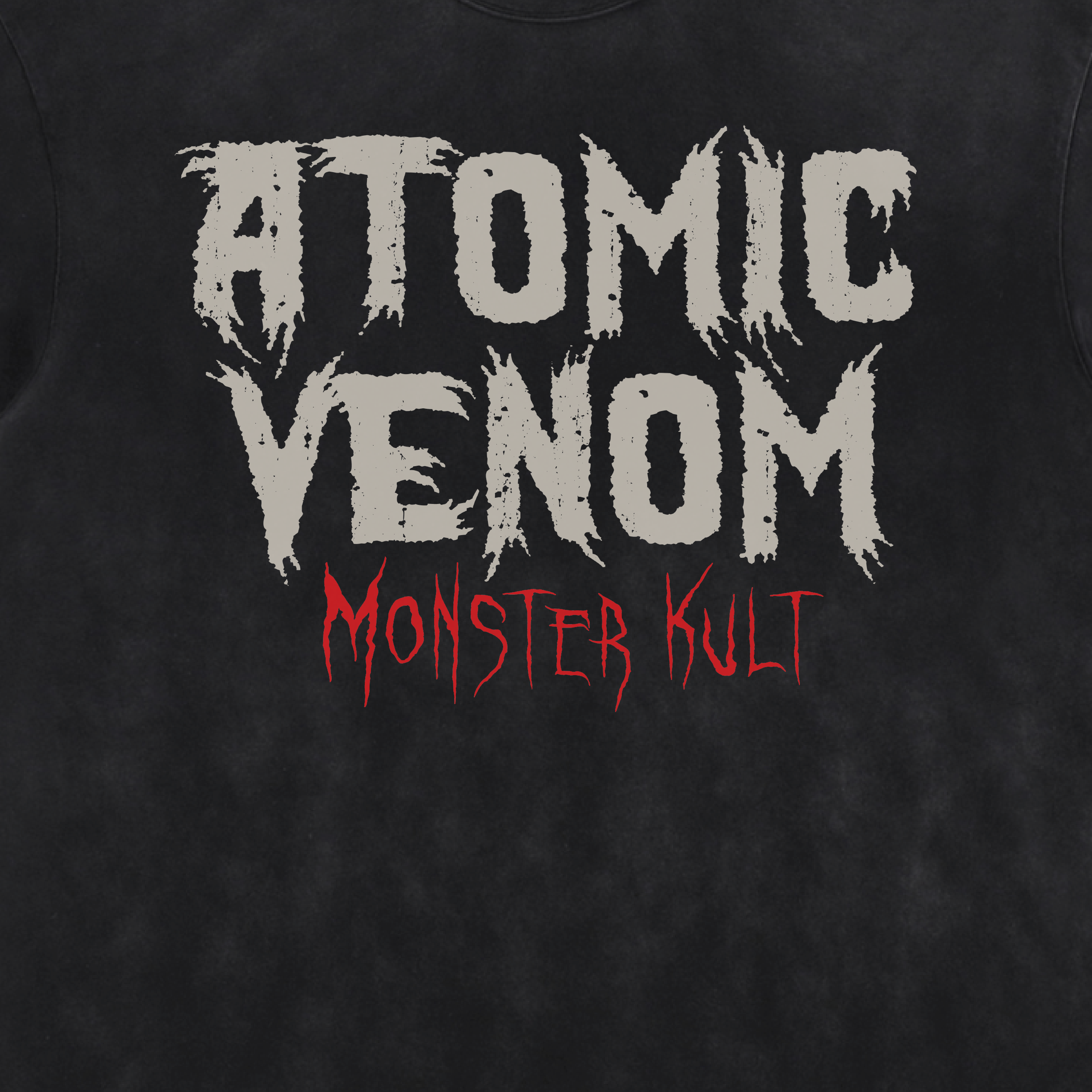 Devour and Conquer Acid Washed Distressed T-Shirt