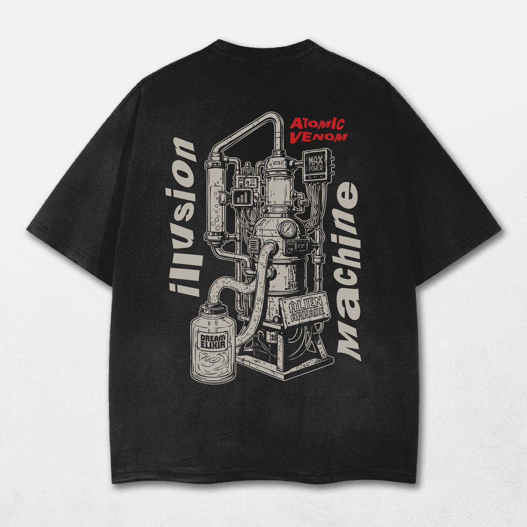 Dream Elixir Acid Washed Distressed T-Shirt