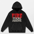 Fire From Above Acid Washed Hoodie