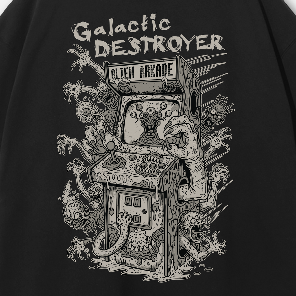 Galactic Destroyer Premium Heavyweight T-Shirt
