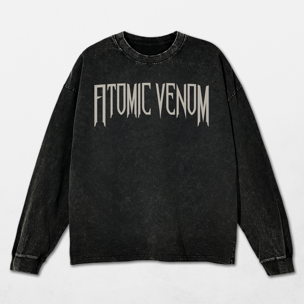 Immortal Acid Washed Long Sleeve Shirt