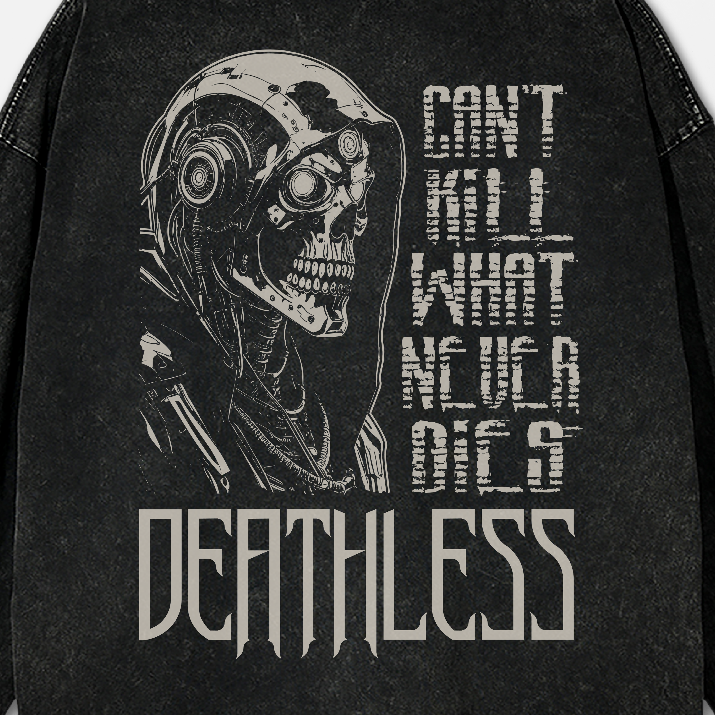 Immortal Acid Washed Long Sleeve Shirt