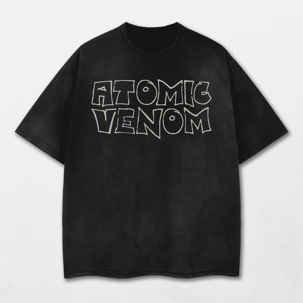 Lethal Dose Acid Washed Distressed T-Shirt