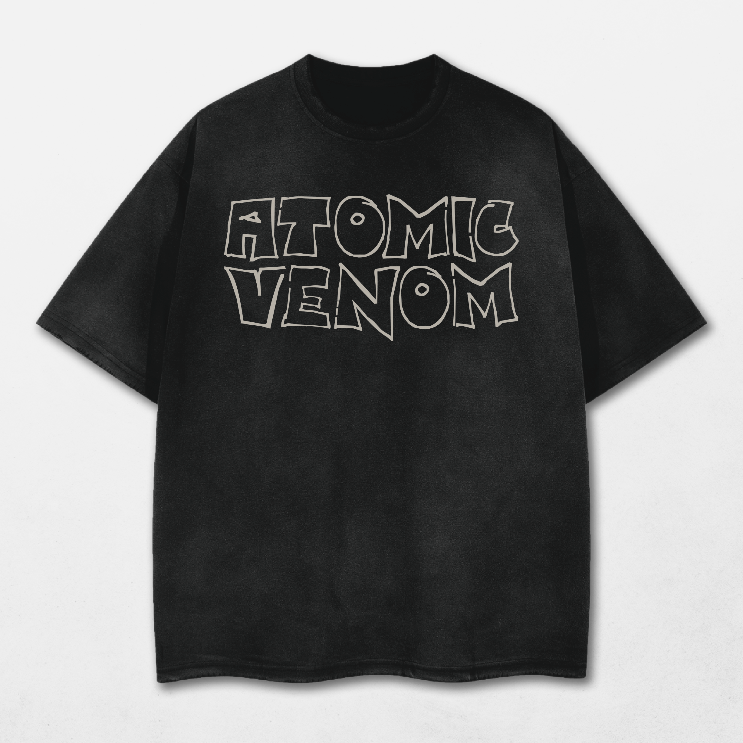 Lethal Dose Acid Washed Distressed T-Shirt