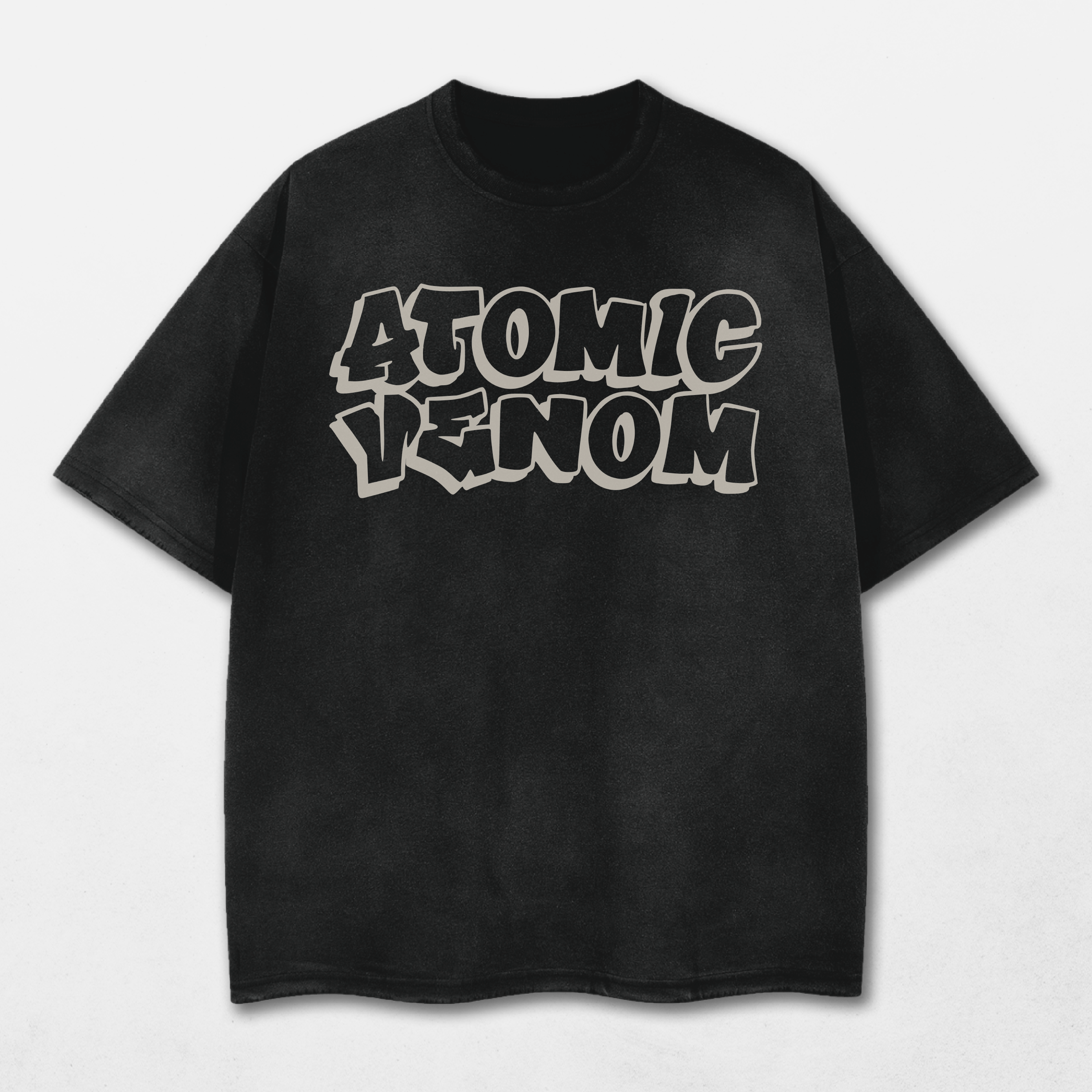 Octabeast Acid Washed Distressed T-Shirt