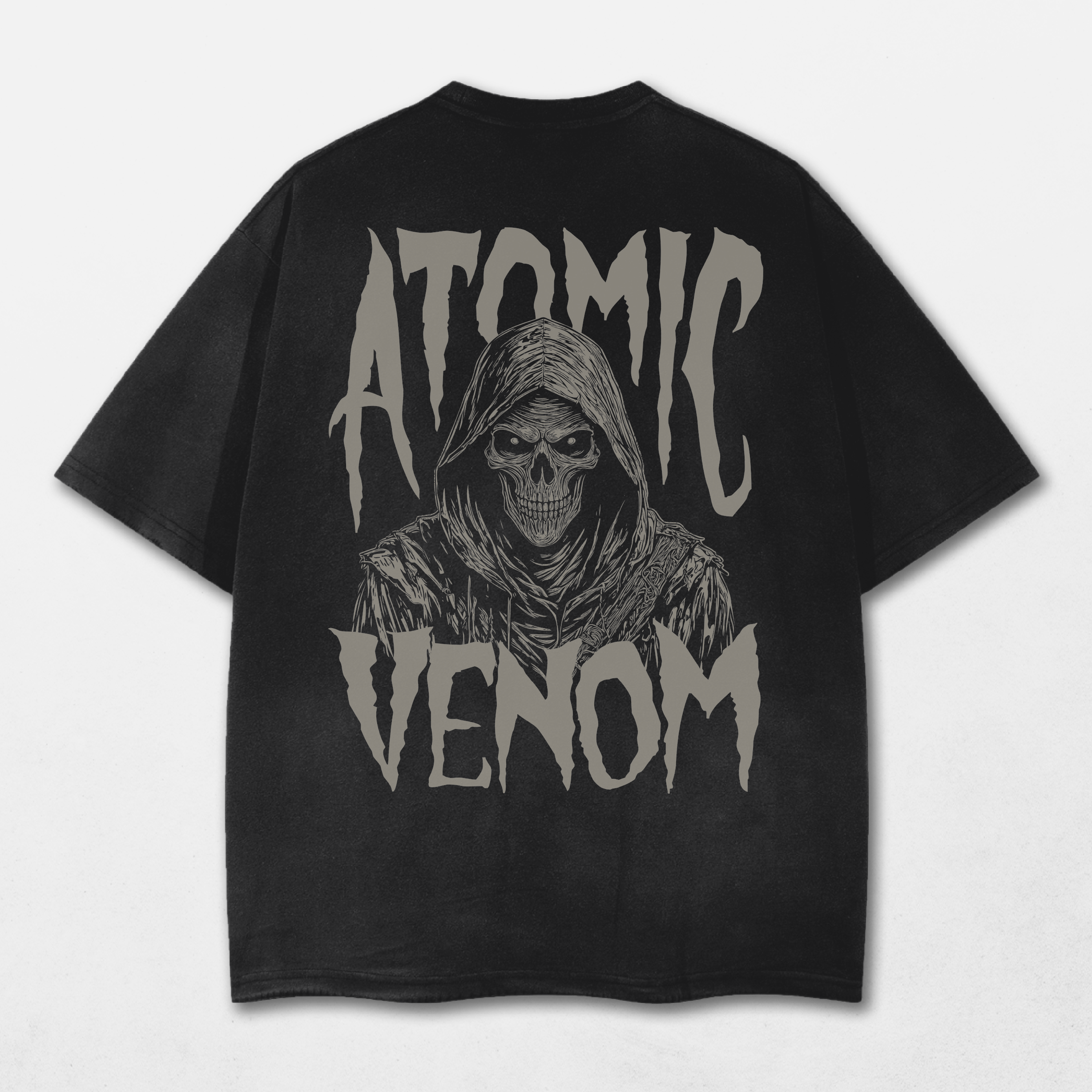 Reaper Acid Washed Distressed T-Shirt