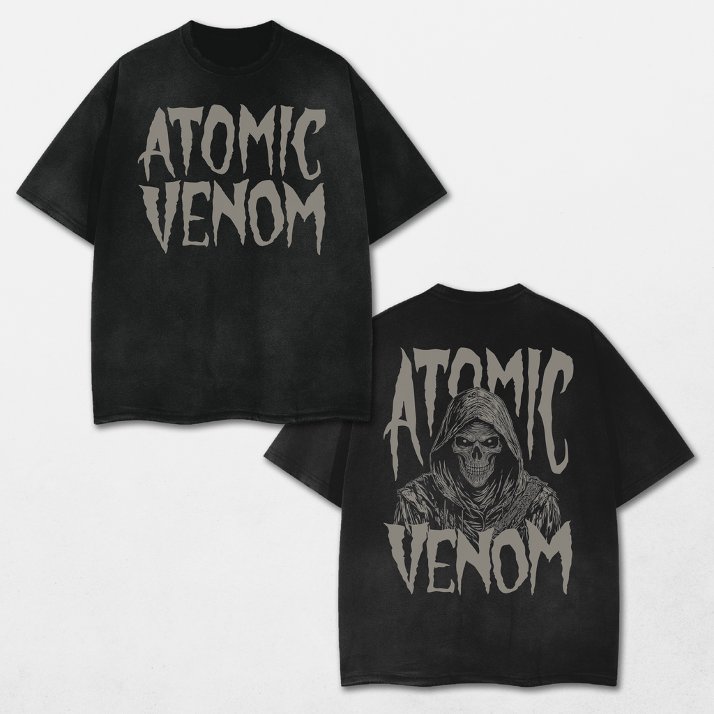 Reaper Acid Washed Distressed T-Shirt