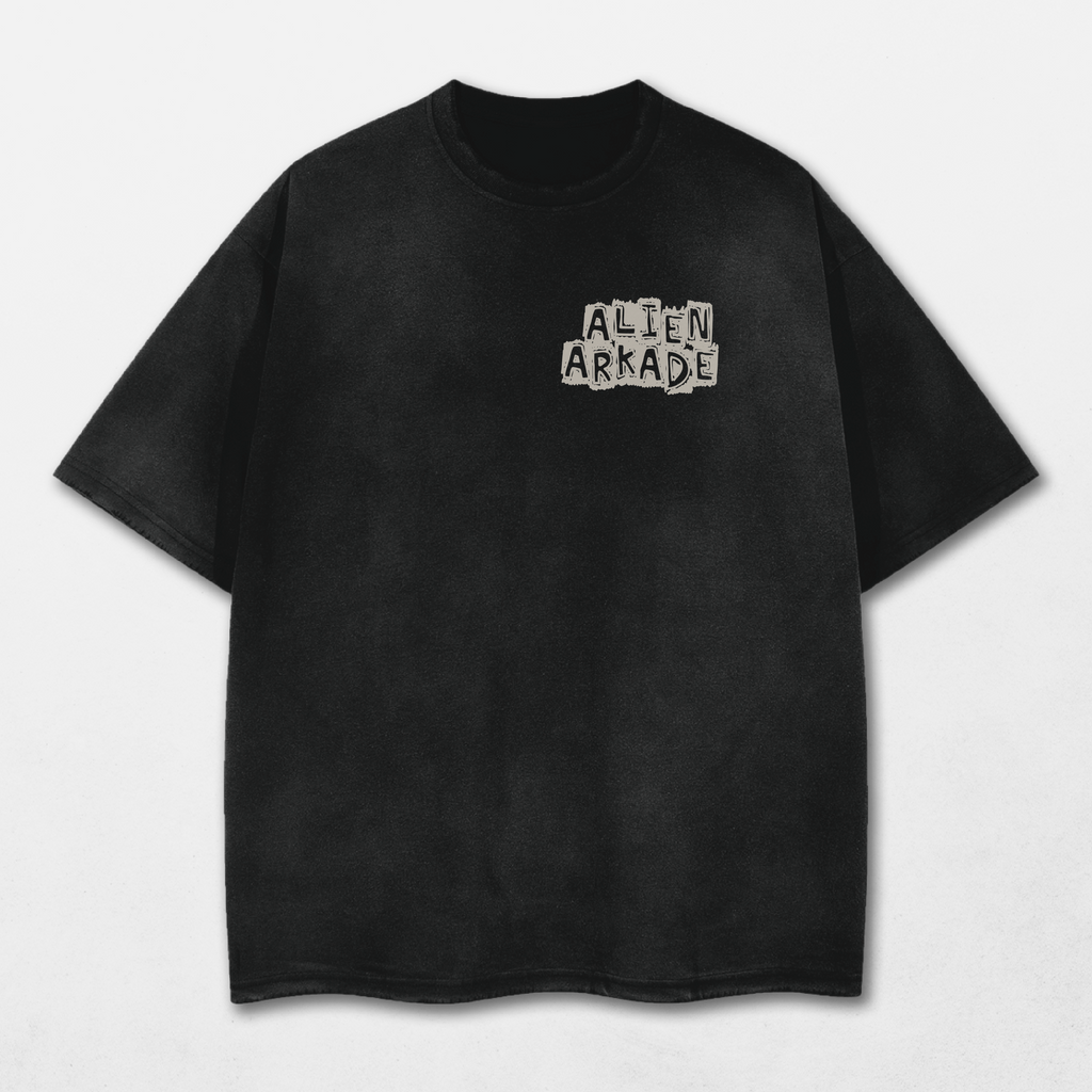 Search Party Acid Washed Distressed T-Shirt