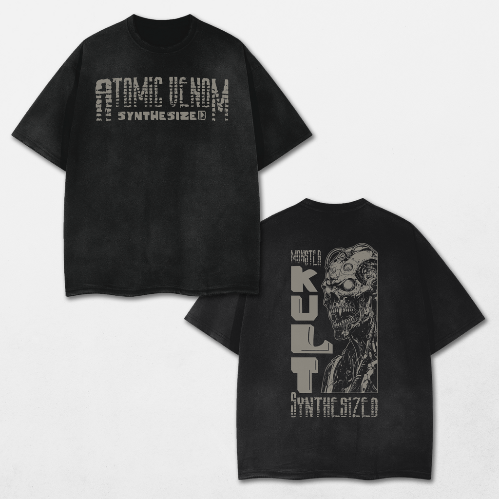 Synthesized Acid Washed Distressed T-Shirt