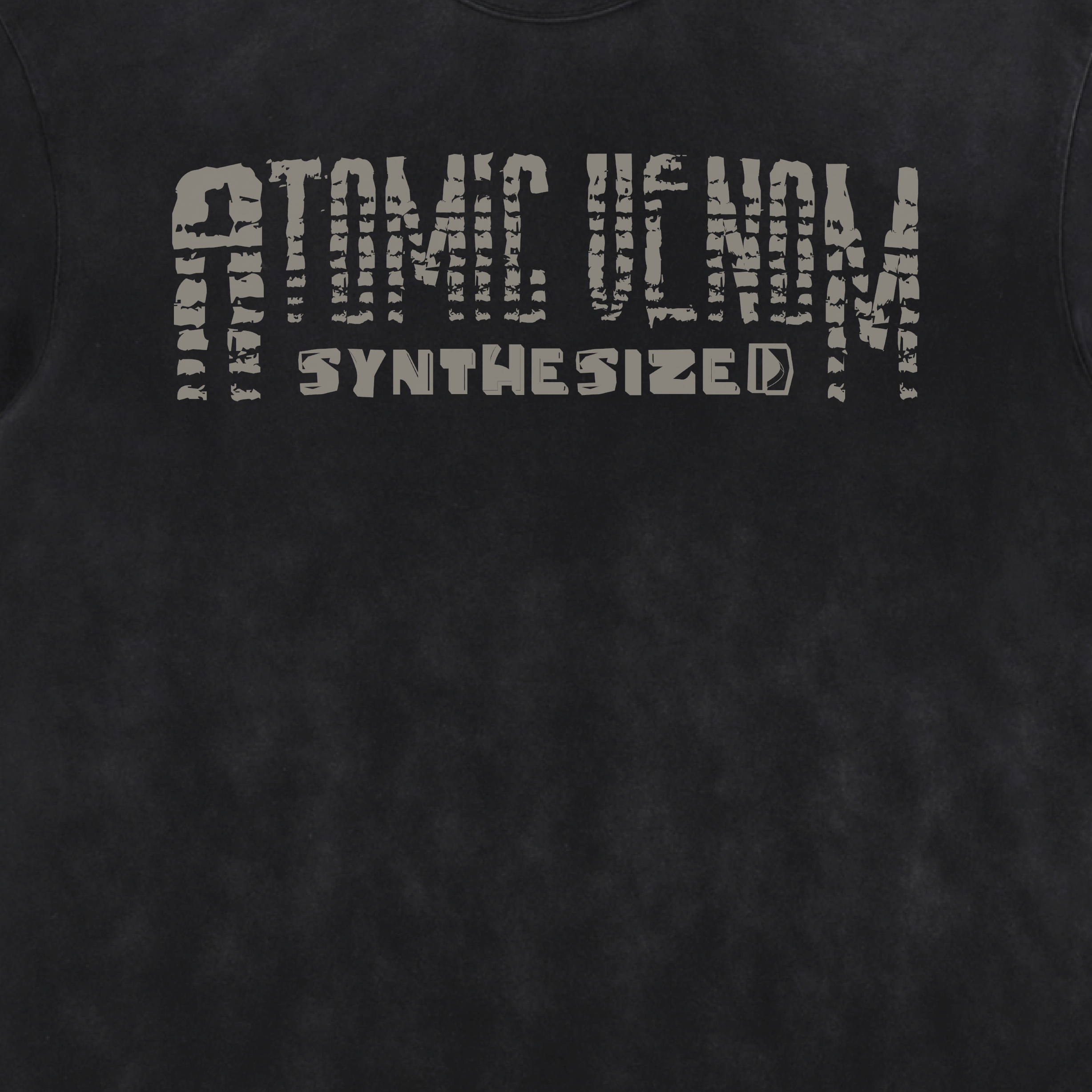 Synthesized Acid Washed Distressed T-Shirt