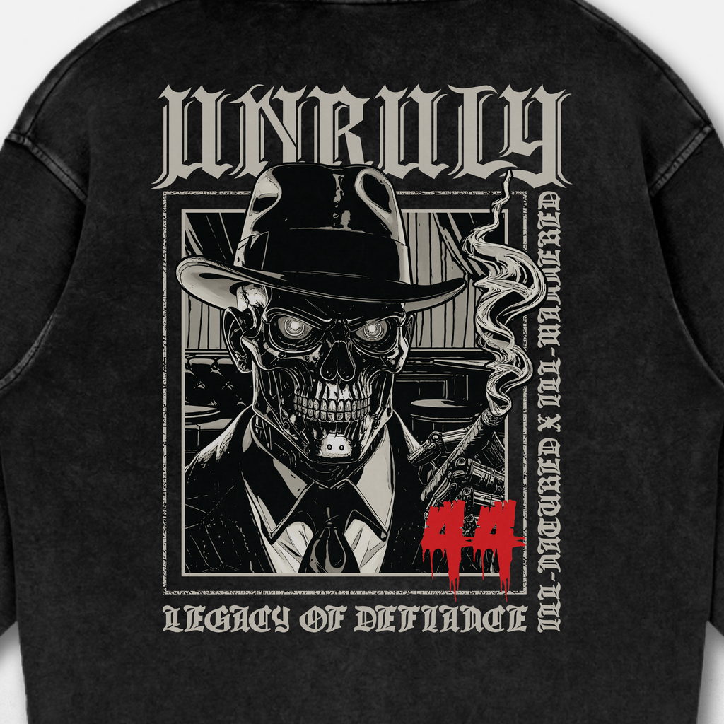 Unruly Legacy Acid Washed Hoodie